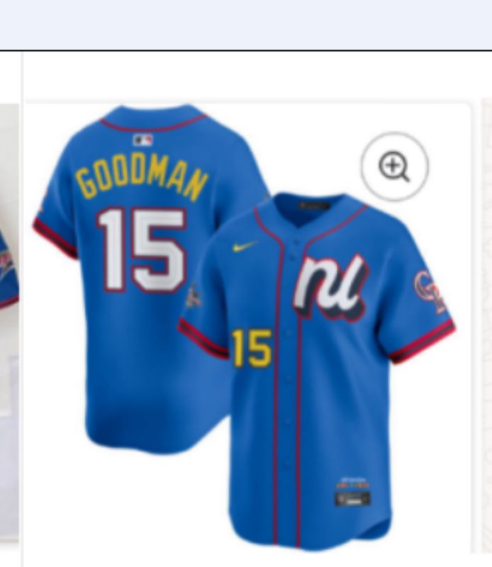 Men 2025 Colorado Rockies #15 Goodman Blue All star Nike MLB Jersey style 07->colorado rockies->MLB Jersey